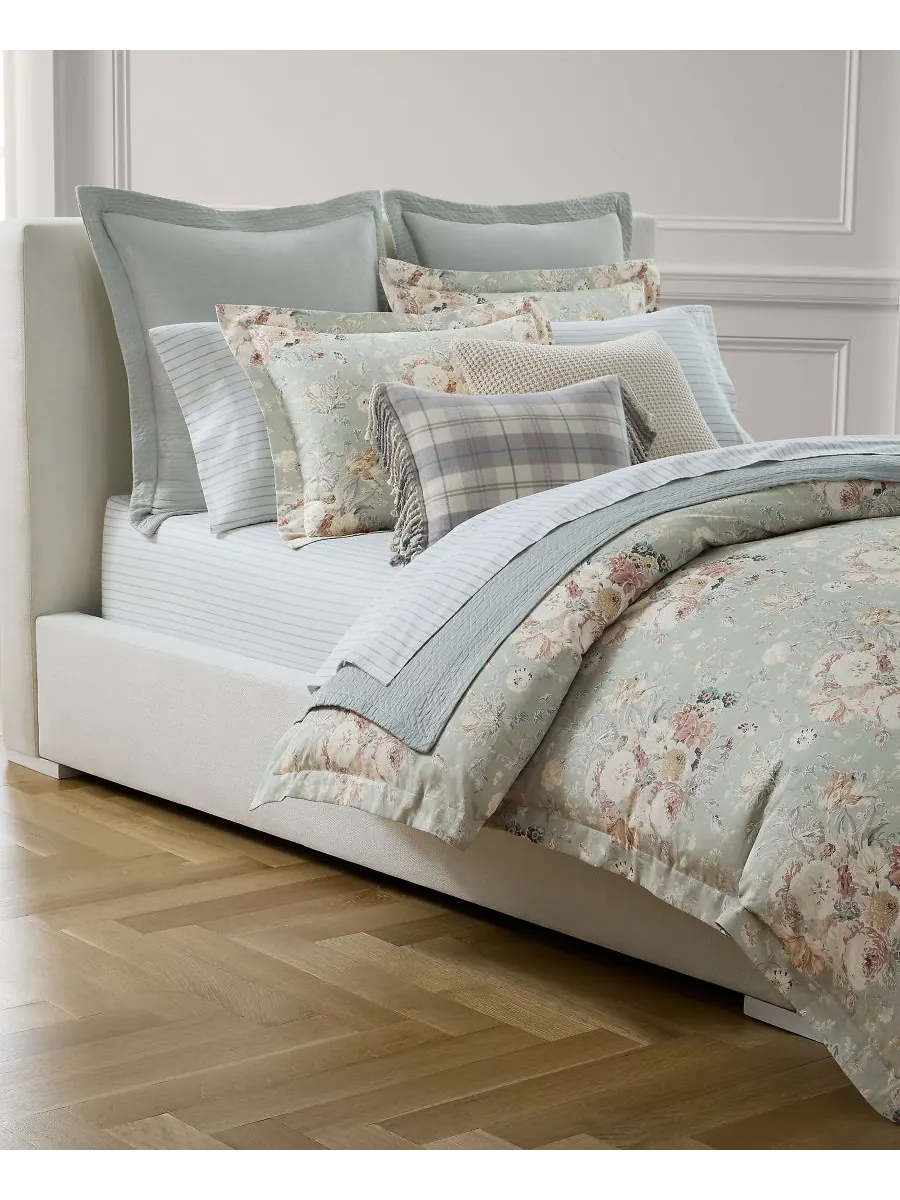 Комплект постельного белья Gwynne Floral, 3 предмета, размер Full/Queen Lauren Ralph Lauren — изображение 1 из 9, шалфейный