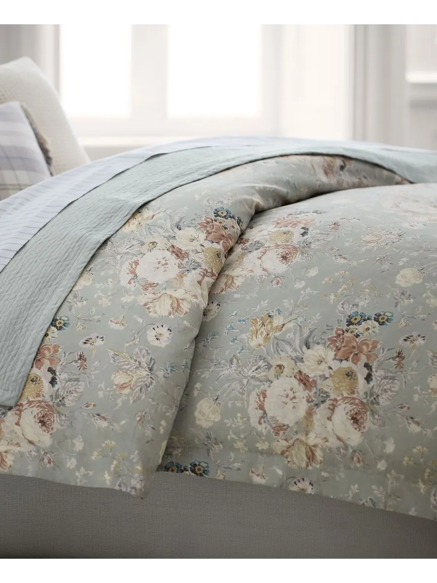 Комплект постельного белья Gwynne Floral, 3 предмета, размер Full/Queen Lauren Ralph Lauren — изображение 2 из 9, шалфейный