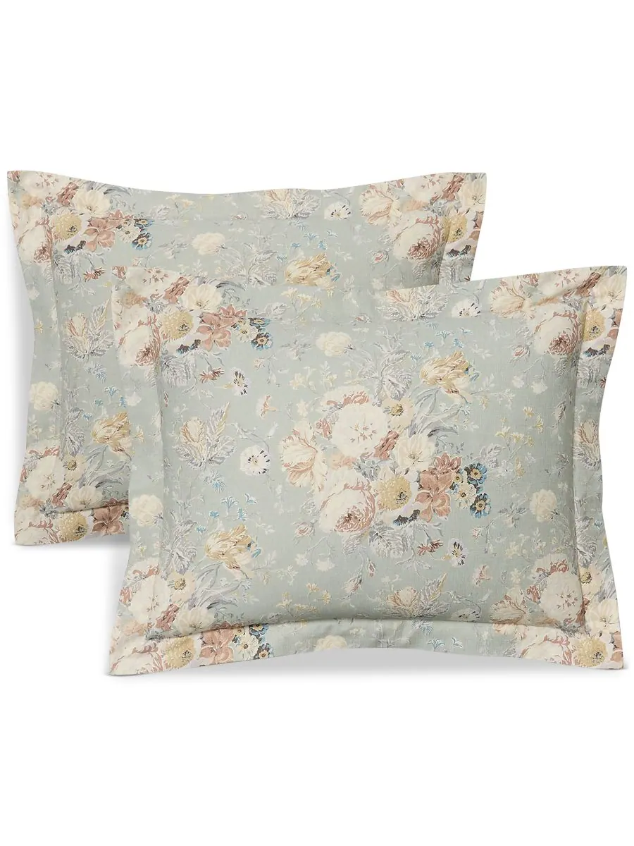 Комплект постельного белья Gwynne Floral, 3 предмета, размер Full/Queen Lauren Ralph Lauren — изображение 4 из 9, шалфейный
