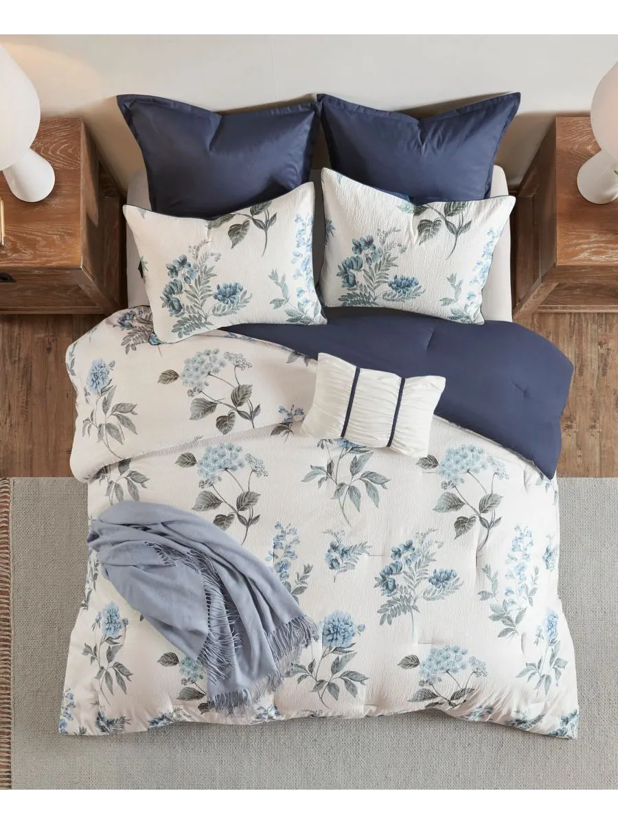 Комплект постельного белья Zennia из 7 предметов, цвет «сирсакер», размер Full/Queen Madison Park — изображение 6 из 10