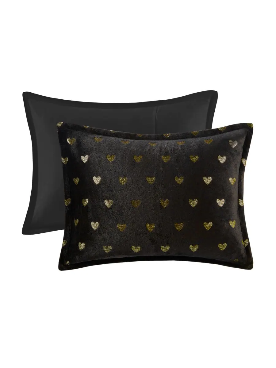 Комплект постельного белья Rosalie Metallic Heart из 4 предметов, размер Full/Queen Intelligent — изображение 2 из 10