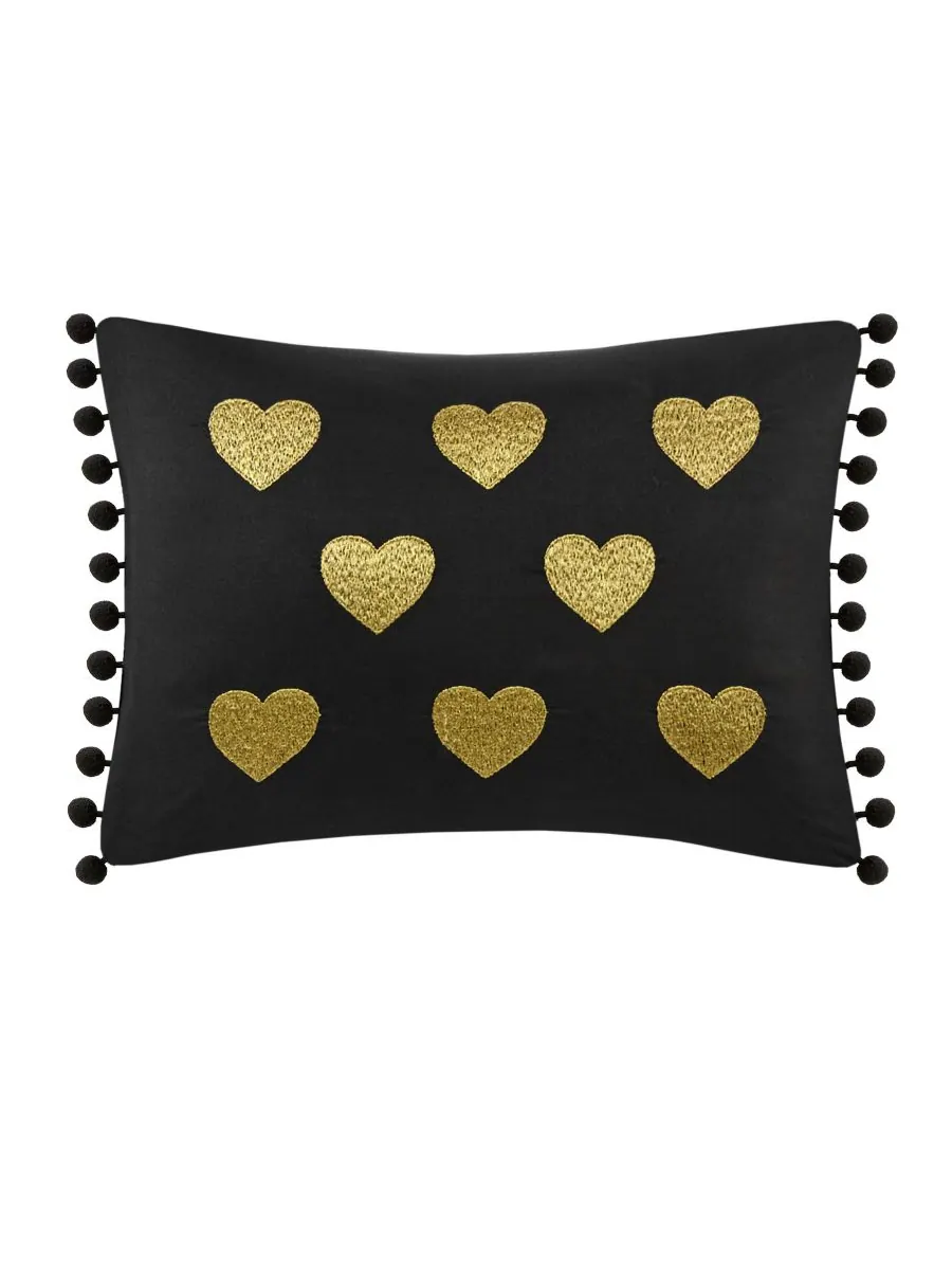 Комплект постельного белья Rosalie Metallic Heart из 4 предметов, размер Full/Queen Intelligent — изображение 3 из 10