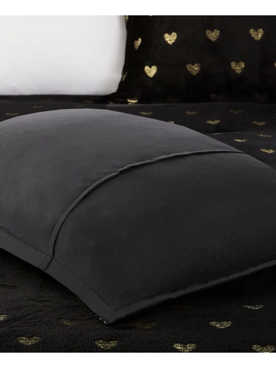 Комплект постельного белья Rosalie Metallic Heart из 4 предметов, размер Full/Queen Intelligent — изображение 5 из 10