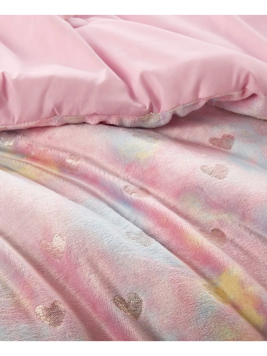 Комплект постельного белья Rosalie Metallic Heart из 4 предметов, размер Full/Queen Intelligent — изображение 7 из 10