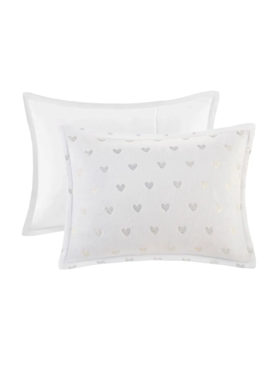 Комплект постельного белья Rosalie Metallic Heart из 4 предметов, размер Full/Queen Intelligent — изображение 10 из 10