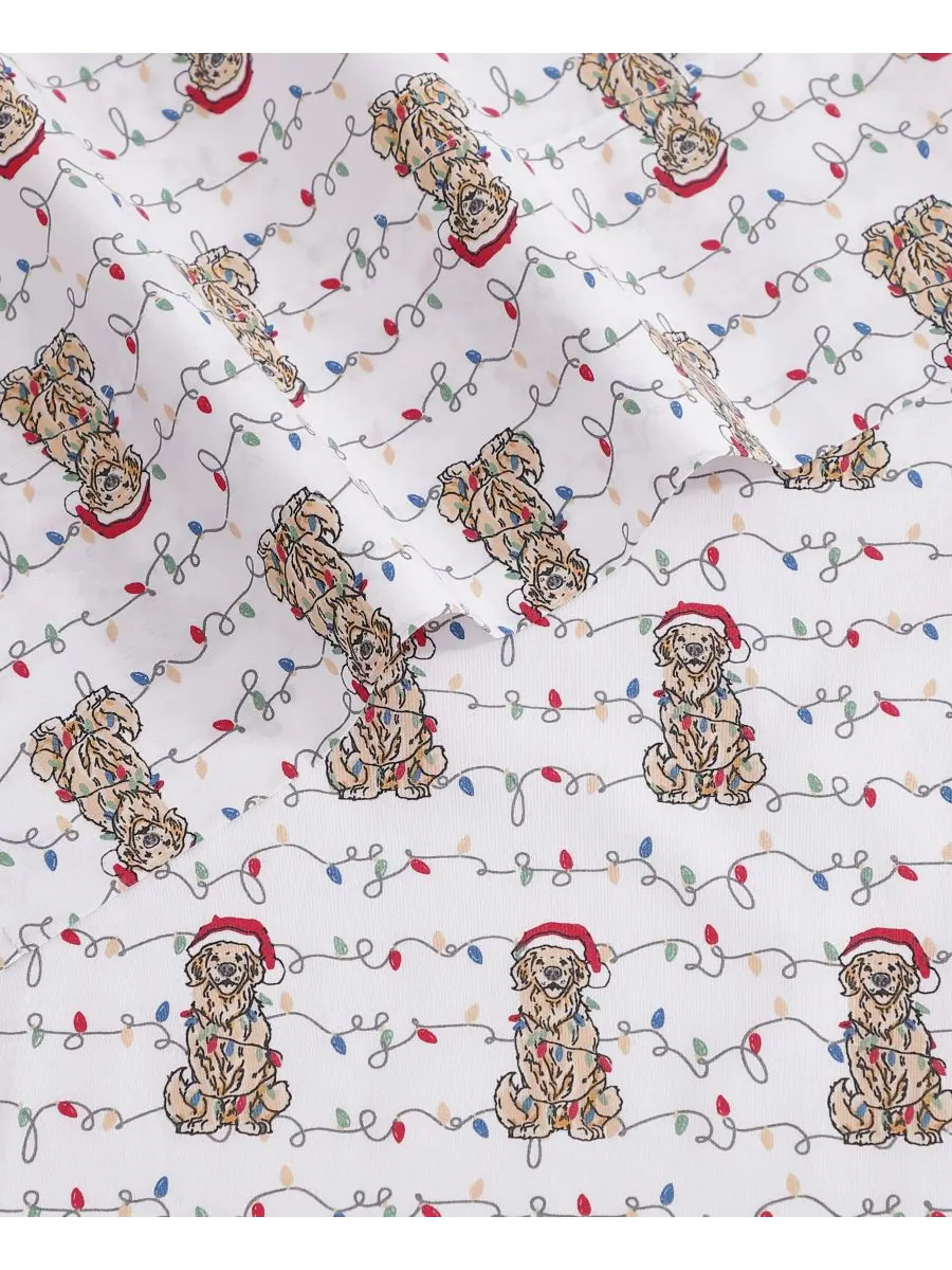 Комплект постельного белья Tommy Bahama с принтом на праздничную тематику, хлопковый, плотность — изображение 5 из 10