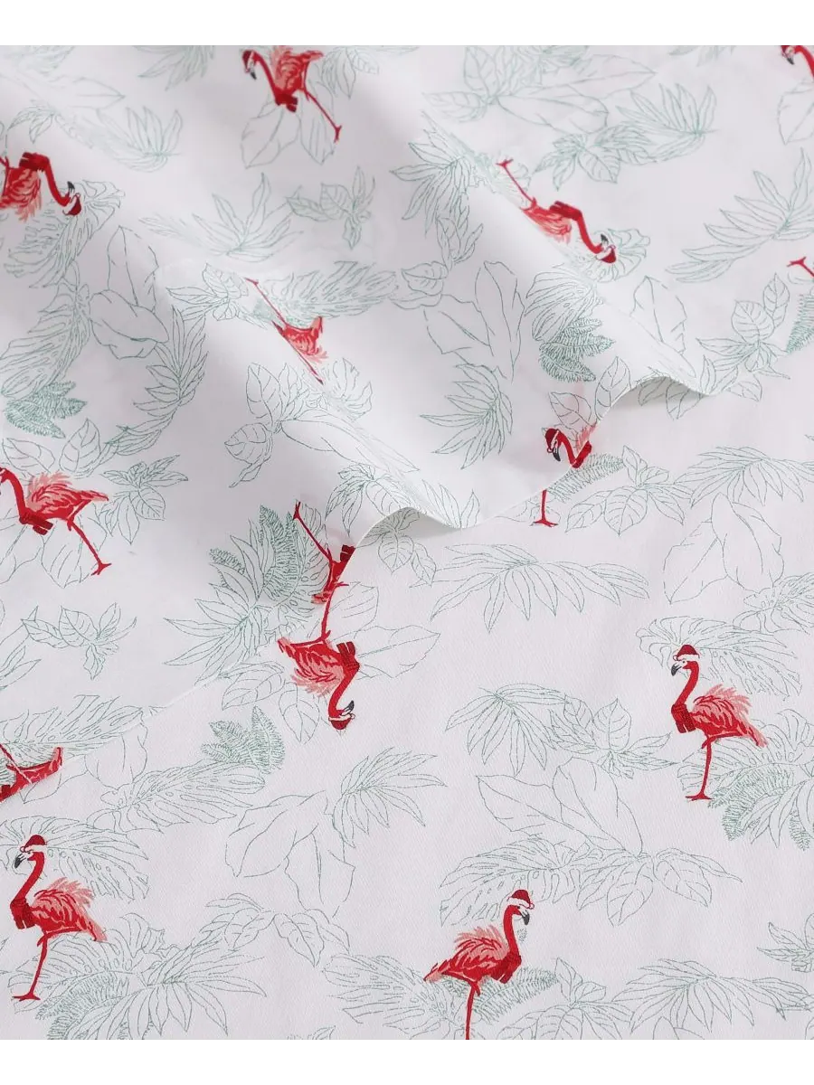 Комплект постельного белья Tommy Bahama с принтом на праздничную тематику, хлопковый, плотность — изображение 5 из 10