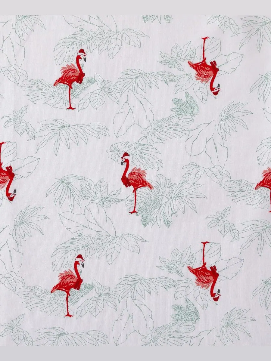 Комплект постельного белья Tommy Bahama с принтом на праздничную тематику, хлопковый, плотность — изображение 6 из 10