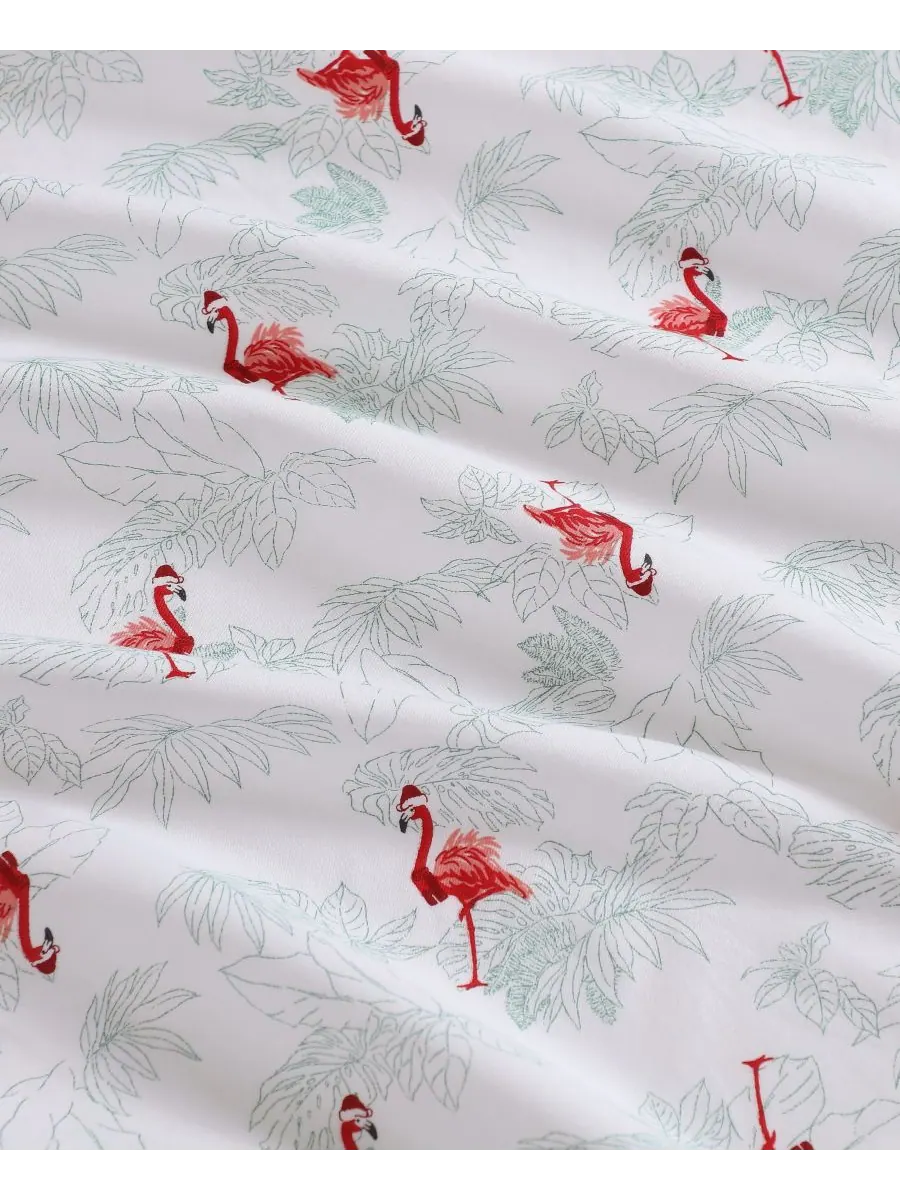 Комплект постельного белья Tommy Bahama с принтом на праздничную тематику, хлопковый, плотность — изображение 8 из 10