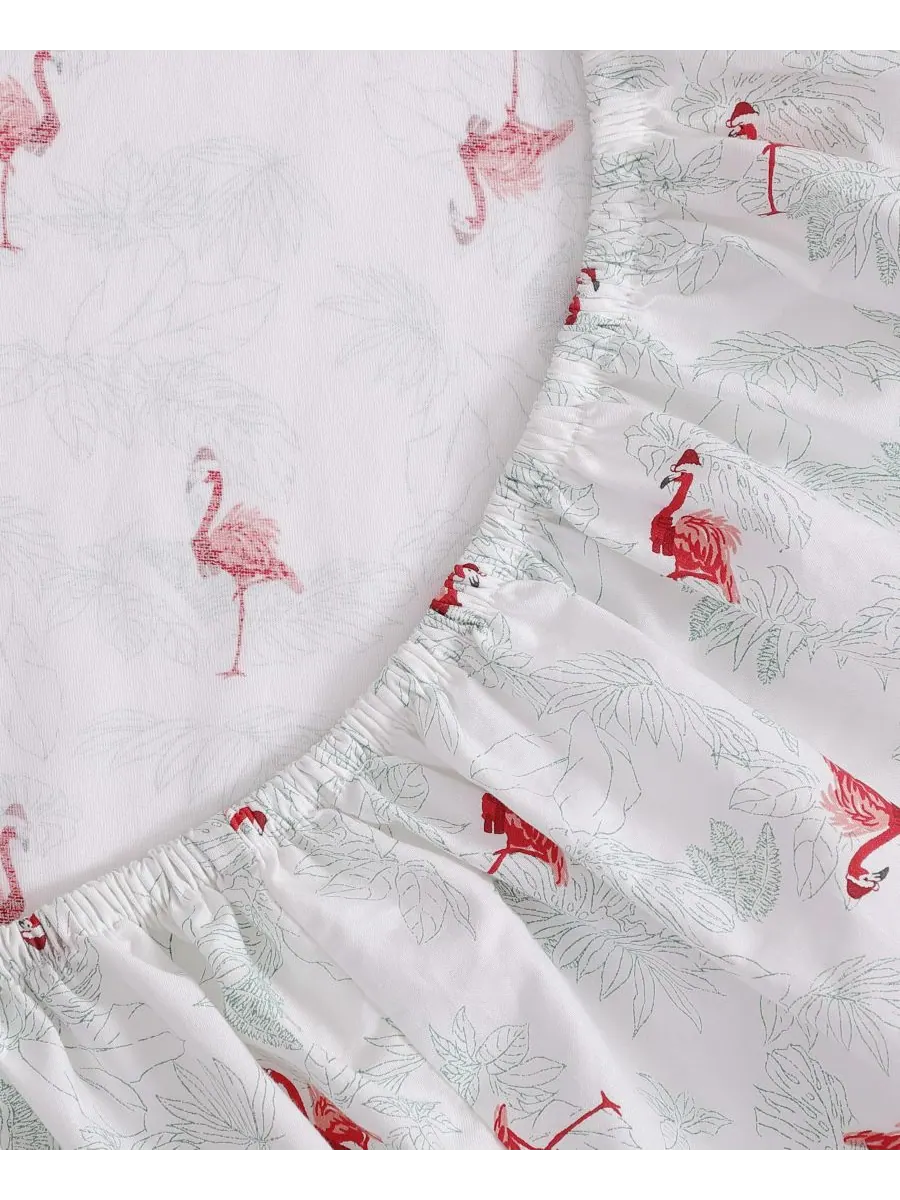 Комплект постельного белья Tommy Bahama с принтом на праздничную тематику, хлопковый, плотность — изображение 9 из 10