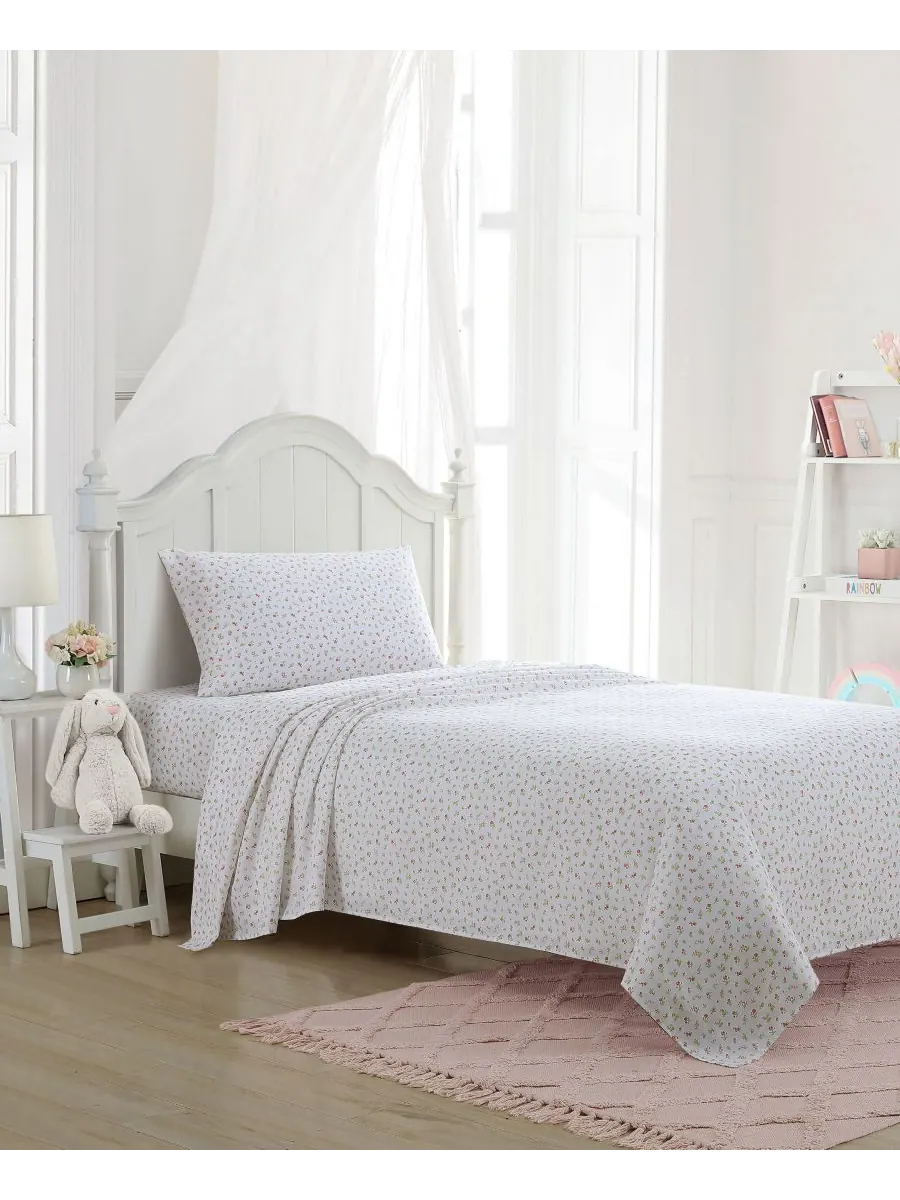Комплект постельного белья из микрофибры, 3 предмета, размер Twin XL Laura Ashley, цвет mae
