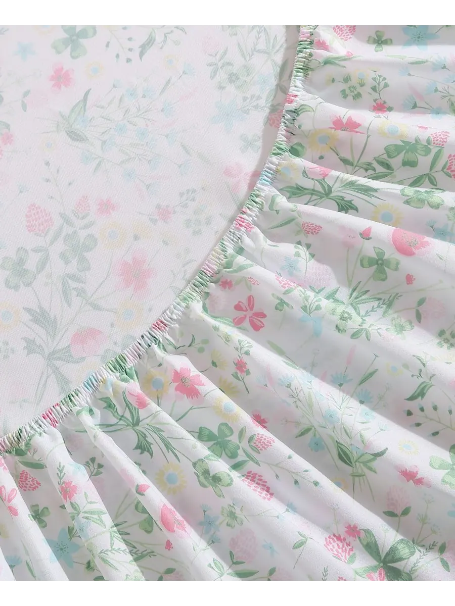Комплект постельного белья из микрофибры, 3 предмета, размер Twin XL Laura Ashley, цвет posey dance — изображение 2 из 5