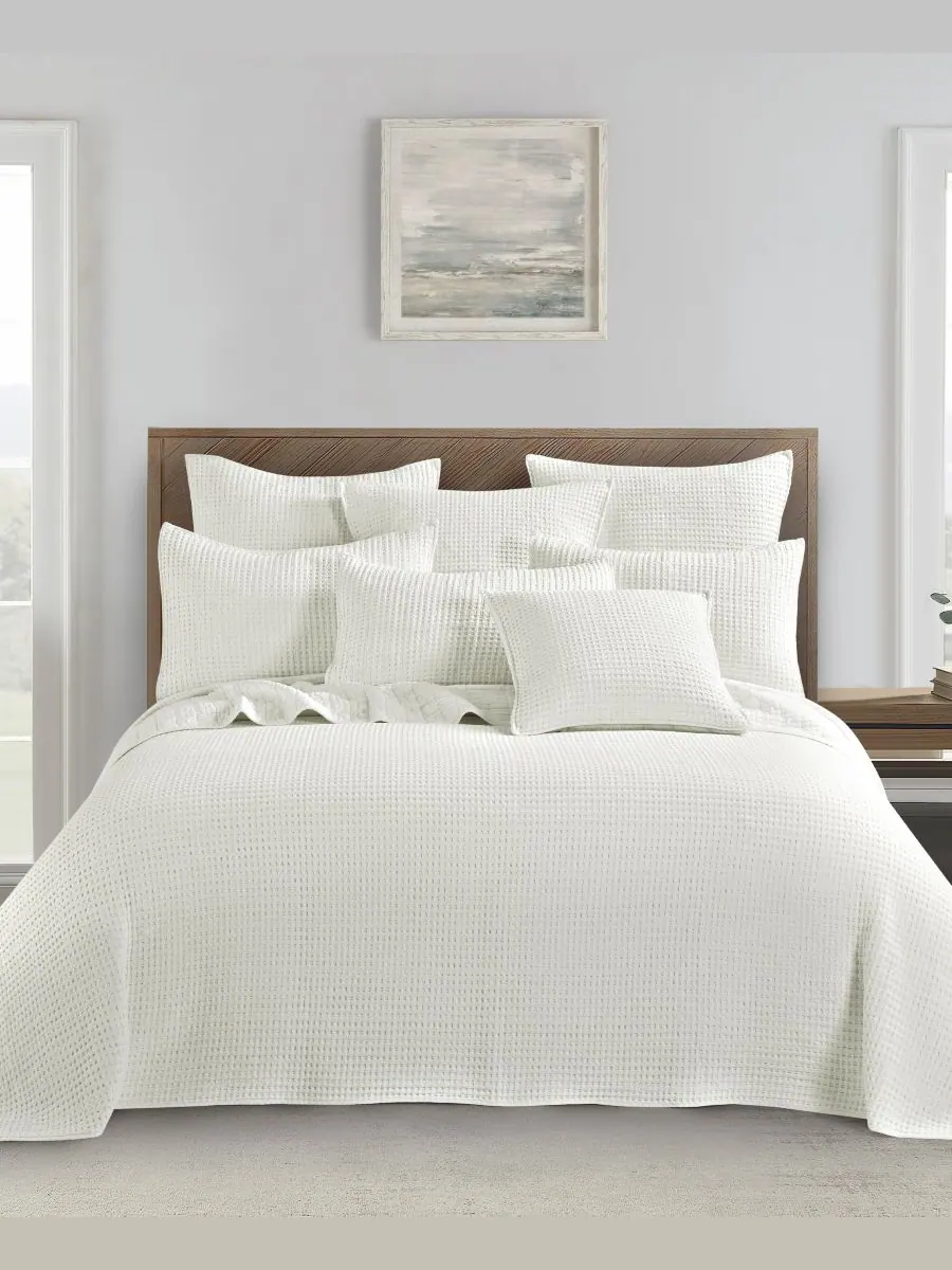 Комплект постельного белья mills waffle classic из 3 предметов, размер queen. Levtex