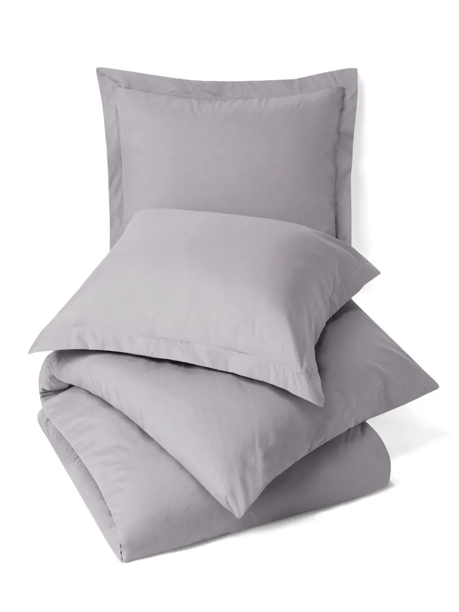 Комплект постельного белья Neslt Super Soft Double Brushed Microfiber из 3 предметов, размер — изображение 2 из 7, серый