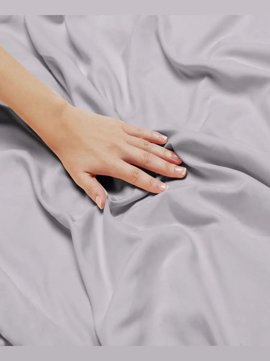 Комплект постельного белья Neslt Super Soft Double Brushed Microfiber из 3 предметов, размер — изображение 6 из 7, серый