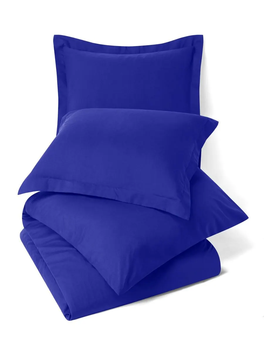 Комплект постельного белья Neslt Super Soft Double Brushed Microfiber из 3 предметов, размер — изображение 2 из 7, синий