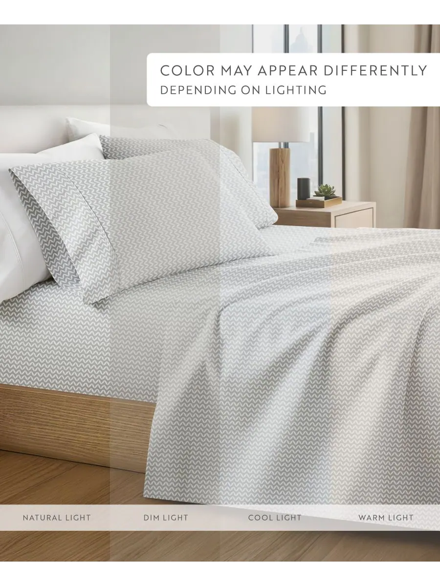 Комплект постельного белья Farmhouse Chic Premium Ultra Soft Pattern из 3 предметов, размер Twin — изображение 10 из 10