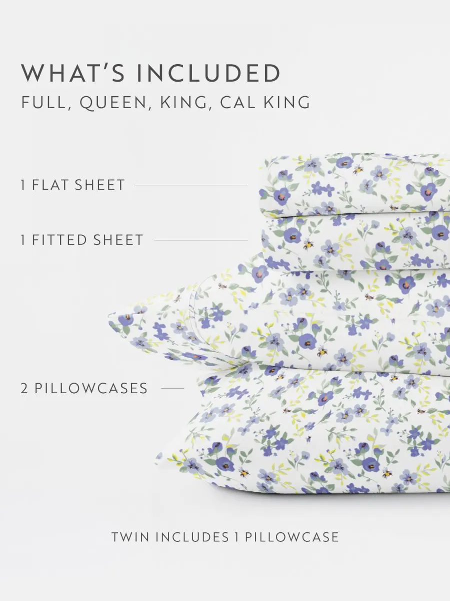 Комплект постельного белья Farmhouse Chic Premium Ultra Soft Pattern из 3 предметов, размер Twin — изображение 6 из 10