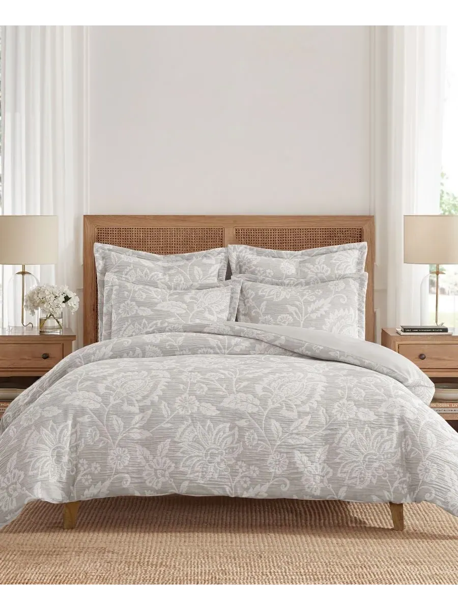 Комплект постельного белья Sarrah Textured, 3 предмета, размер King Levtex — изображение 2 из 5, прозрачный