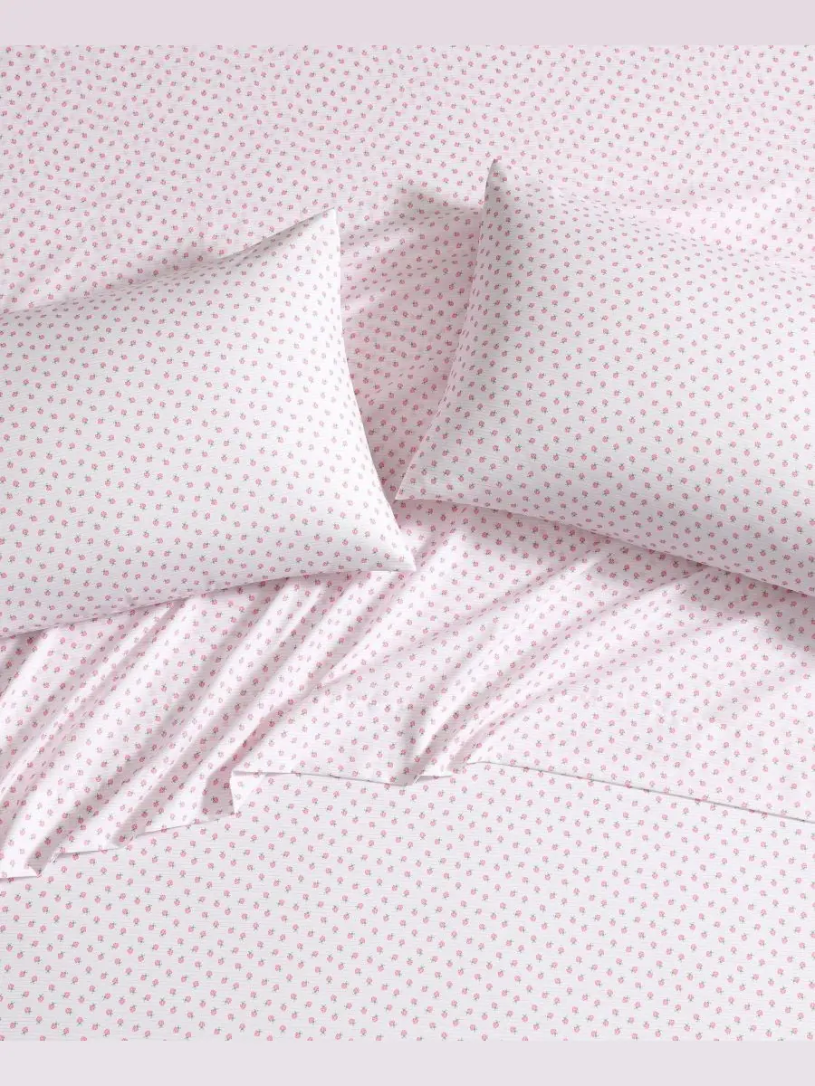 Комплект постельного белья Sweet Lady Bugs из микрофибры, 4 предмета, размер Queen Laura Ashley — изображение 2 из 8, зеленый