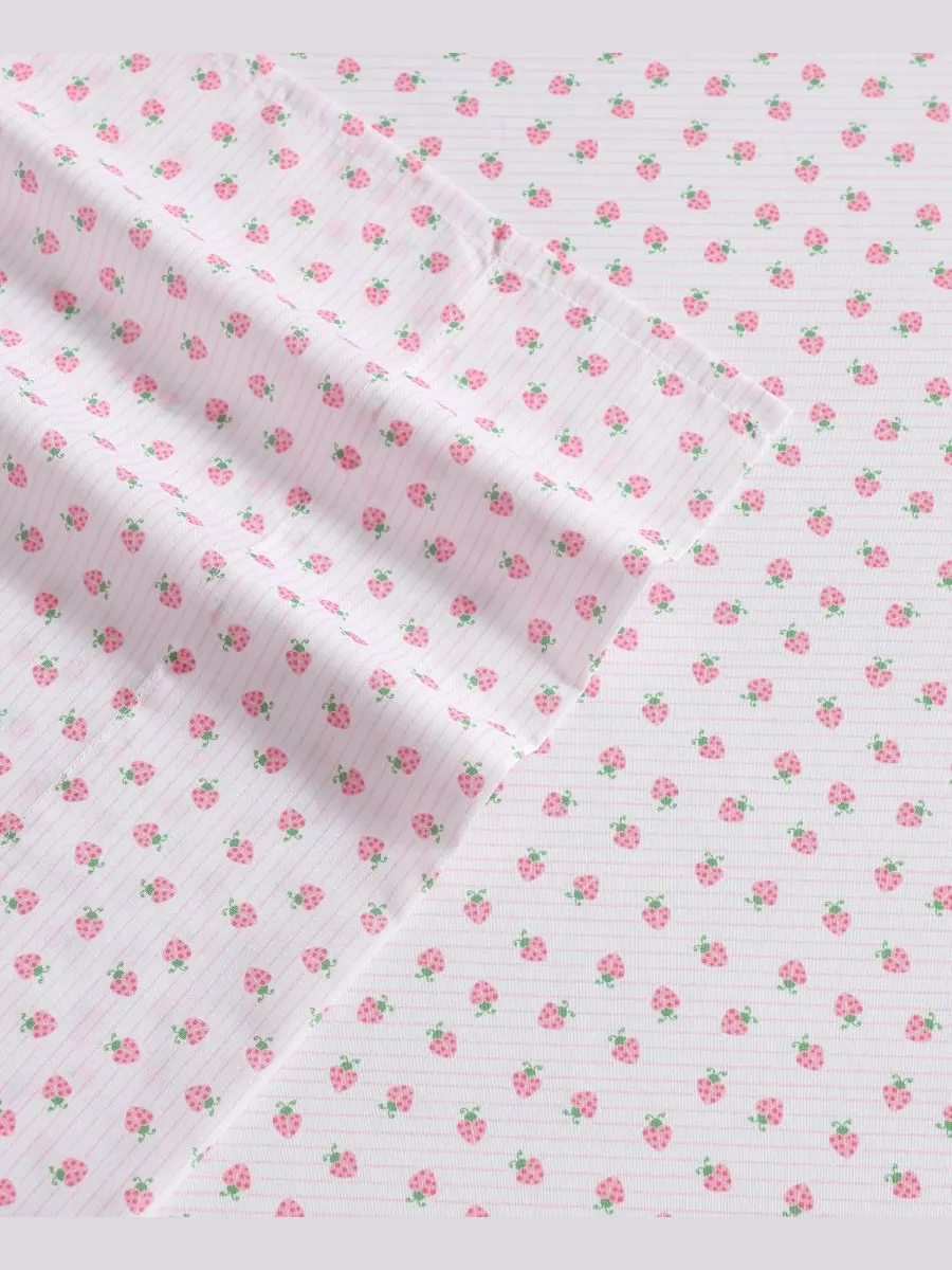 Комплект постельного белья Sweet Lady Bugs из микрофибры, 4 предмета, размер Queen Laura Ashley — изображение 4 из 8, зеленый