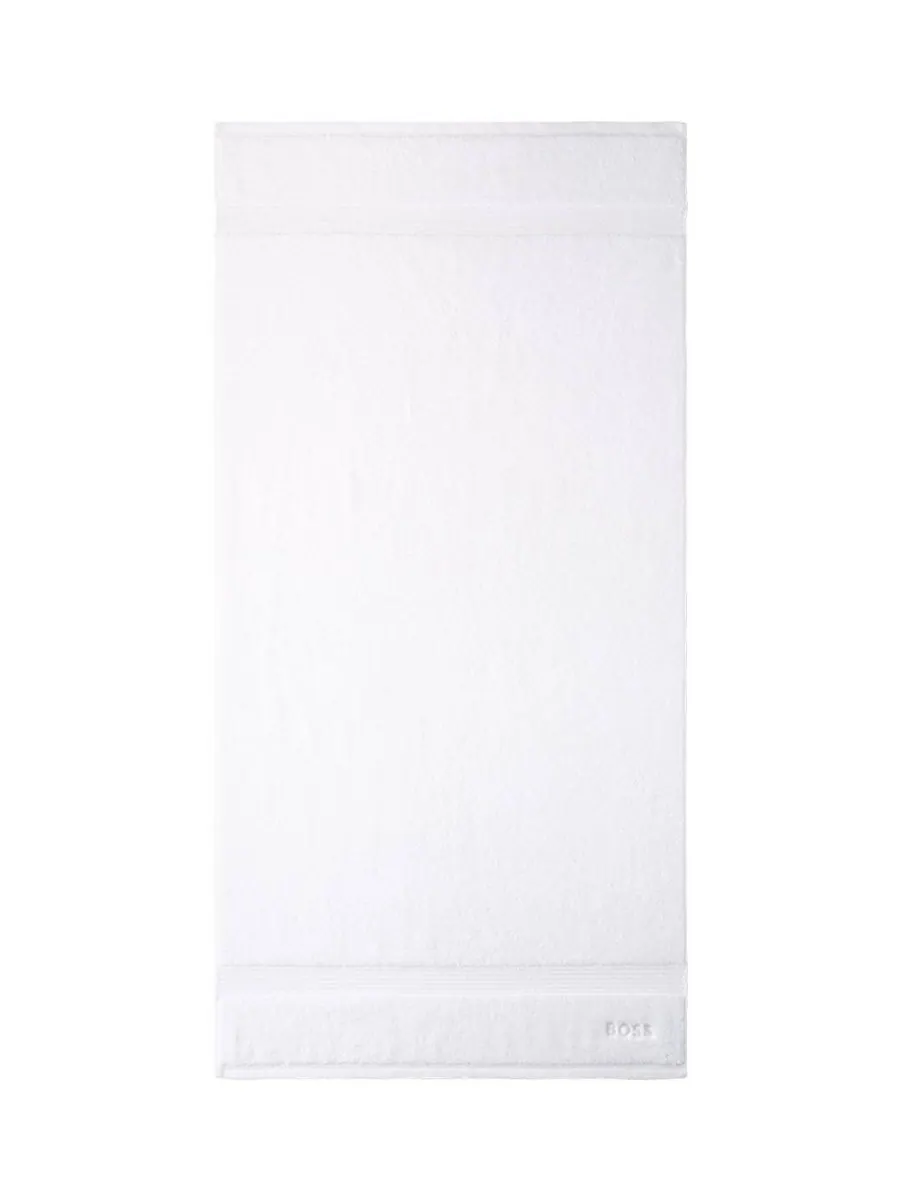 Банное полотенце Loft Aegean из чесаного хлопка, 28 x 55 дюймов Boss Home — изображение 1 из 2, белый