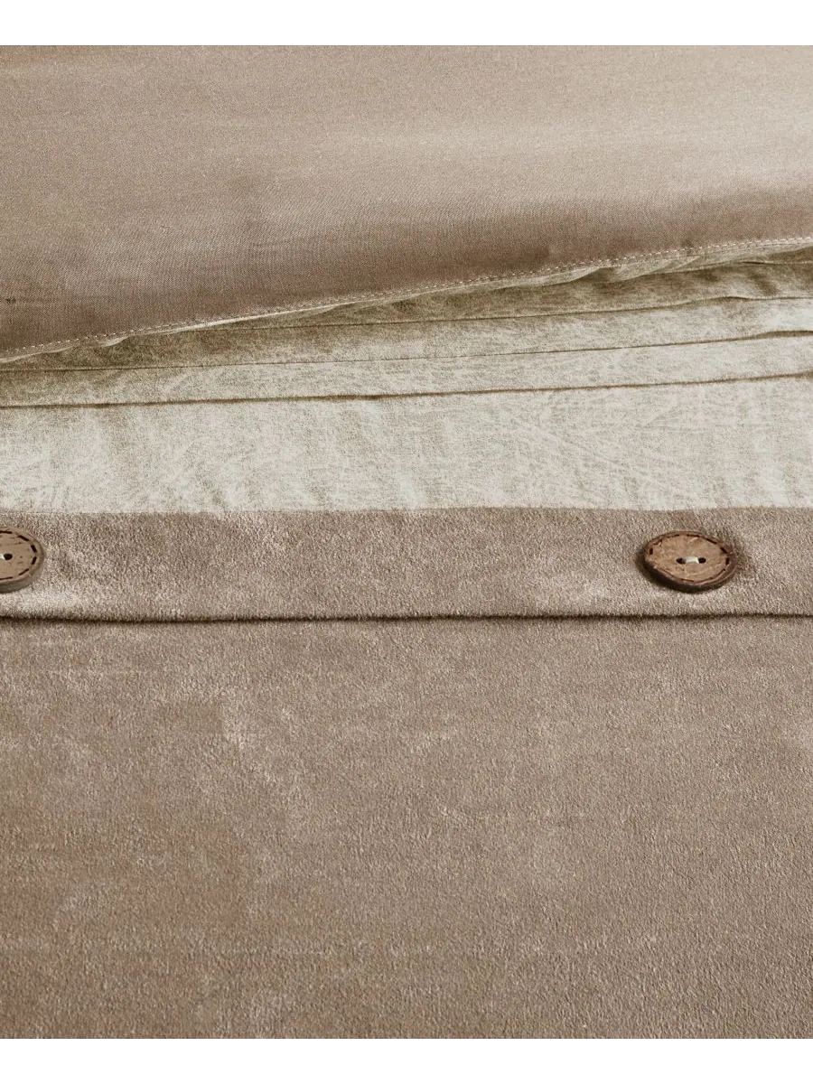 Комплект постельного белья Boone Microsuede из 7 предметов, размер Queen Madison Park — изображение 8 из 10, бежевый