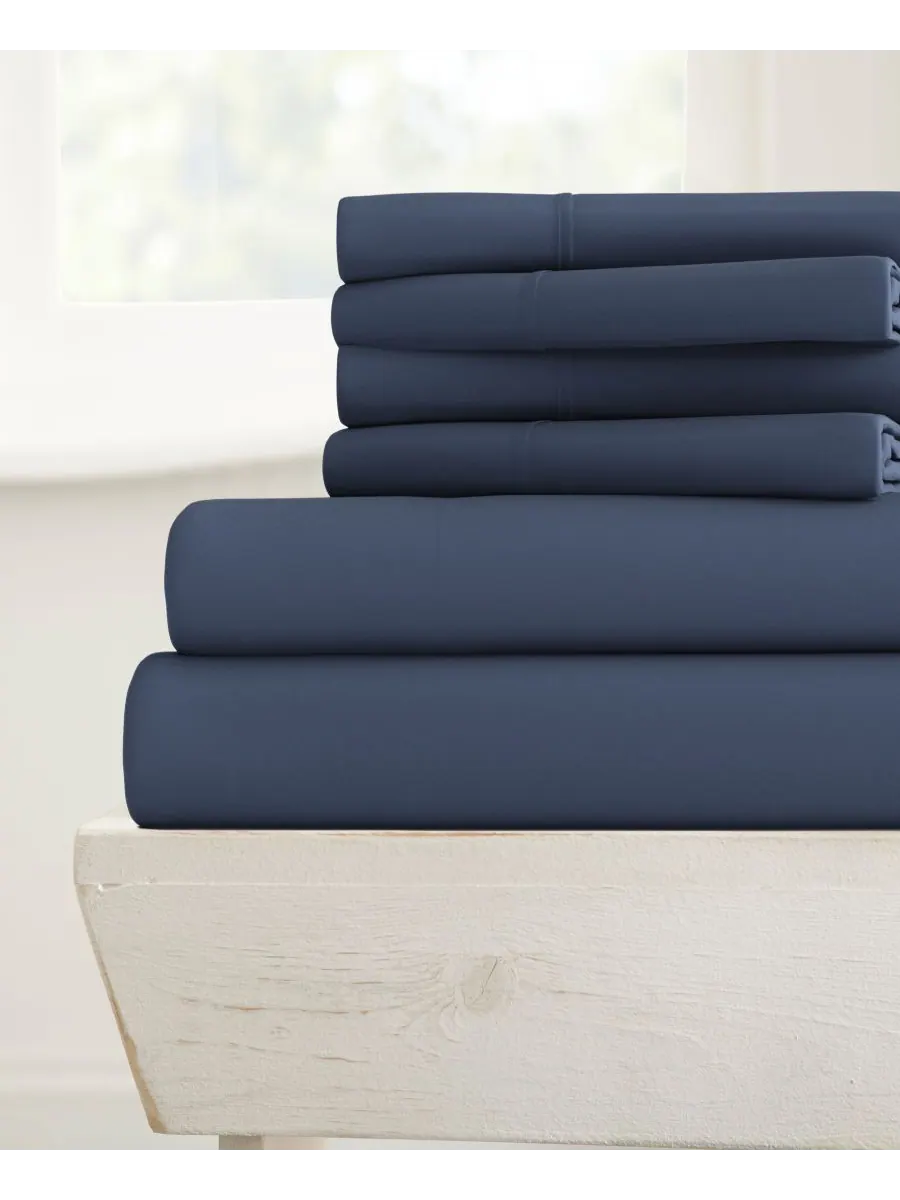 Комплект постельного белья Solids in Style из 6 предметов, размер California King ienjoy Home — изображение 1 из 6