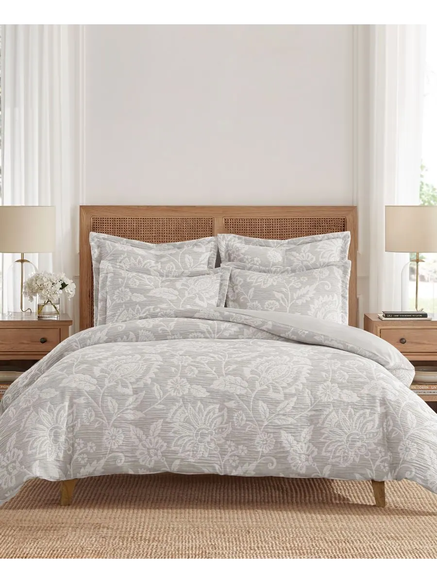 Комплект постельного белья Sarrah Textured из 3 предметов, размер Queen Levtex — изображение 2 из 5, прозрачный