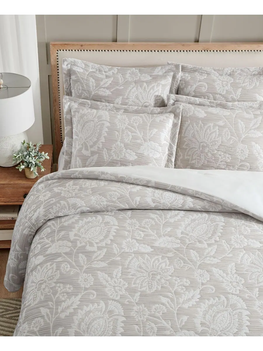 Комплект постельного белья Sarrah Textured из 3 предметов, размер Queen Levtex — изображение 3 из 5, прозрачный