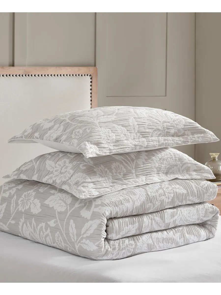 Комплект постельного белья Sarrah Textured из 3 предметов, размер Queen Levtex — изображение 4 из 5, прозрачный