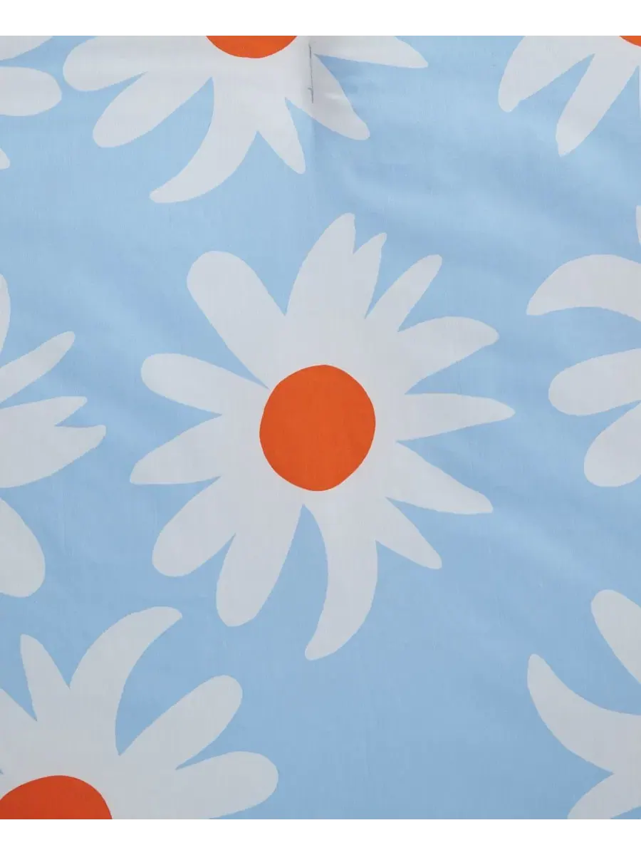 Комплект постельного белья Marimekko Rakastaa Ei Rakasta — изображение 5 из 7, светлый синий