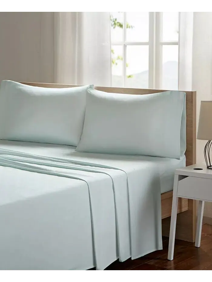 Smart Cool из микрофибры Набор простыней Sleep Philosophy — изображение 2 из 2, светлый серый