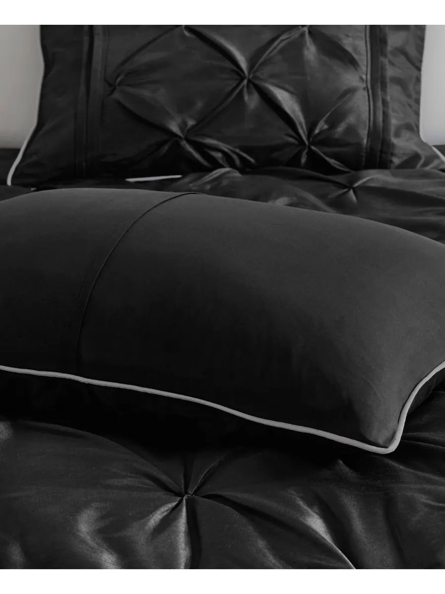 Комплект постельного белья Laurel Tufted из 7 предметов, размер Cal King Madison Park — изображение 9 из 10, черный