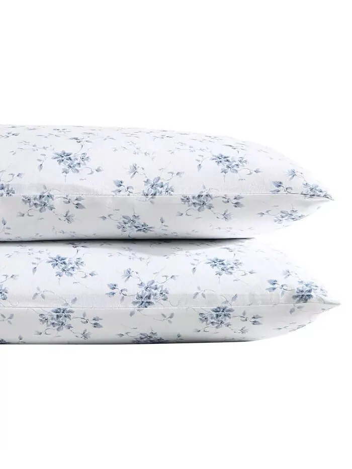 Пара наволочек из хлопкового сатина плотностью 300 нитей, стандартная Laura Ashley — изображение 2 из 5