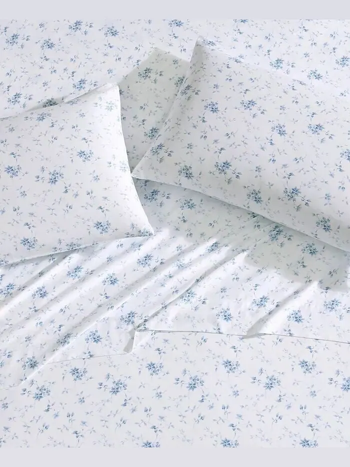 Пара наволочек из хлопкового сатина плотностью 300 нитей, стандартная Laura Ashley — изображение 3 из 5