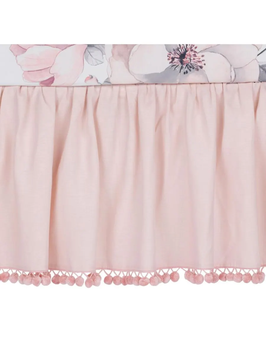 Комплект постельного белья для детской кроватки Signature Botanical Baby Watercolor Floral из 4 — изображение 5 из 10