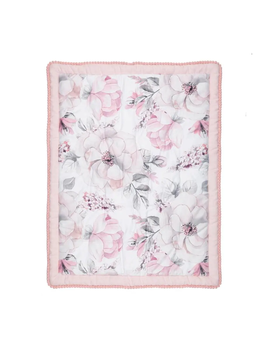 Комплект постельного белья для детской кроватки Signature Botanical Baby Watercolor Floral из 4 — изображение 9 из 10
