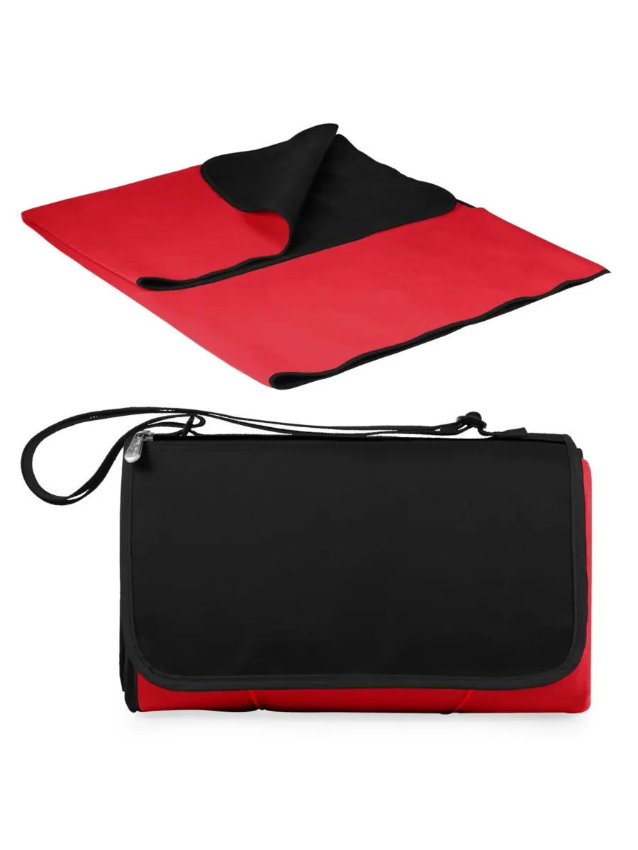 Плед для пикника Oniva by Blanket Tote Outdoor Picnic Blanket Picnic Time — изображение 6 из 7, красный/черный