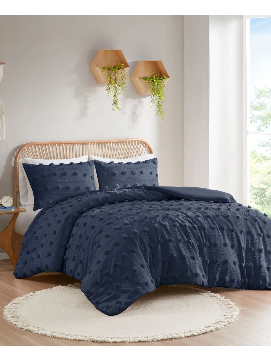 Комплект постельного белья Lucy Clip Jacquard из 3 предметов, размер Twin/Twin XL Intelligent Design — изображение 2 из 8