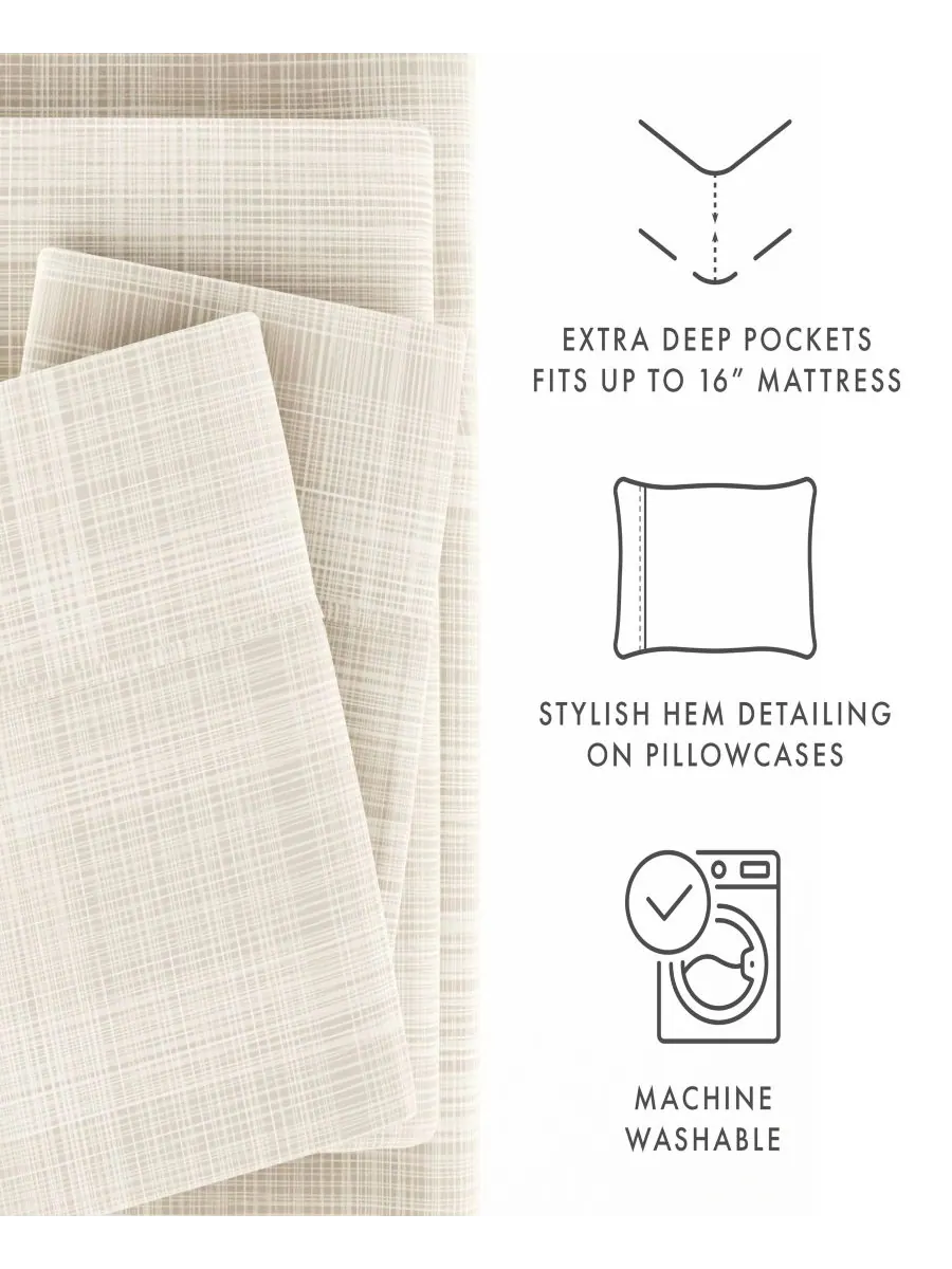 Комплект постельного белья Timeless Classics Premium Ultra Soft Pattern, 4 предмета, размер King — изображение 8 из 10