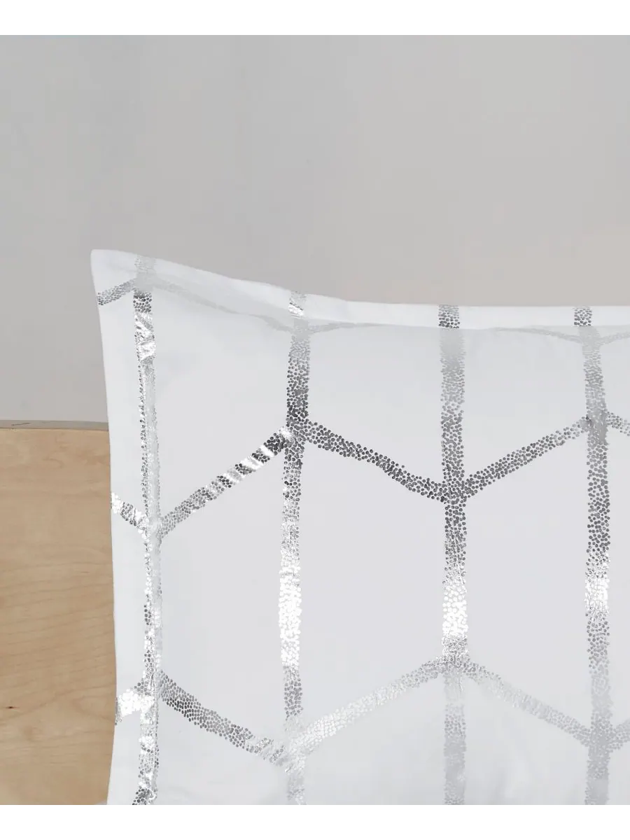 Комплект постельного белья Raina Metallic из 5 предметов, размер Full/Queen Intelligent Design — изображение 8 из 10