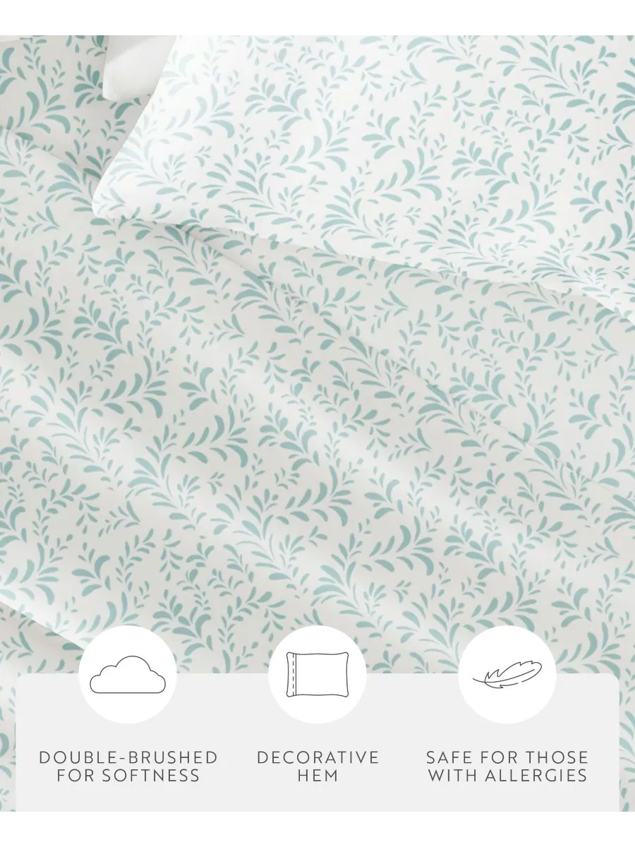 Комплект постельного белья Farmhouse Chic Premium Ultra Soft Pattern, 4 предмета, размер Full — изображение 7 из 10