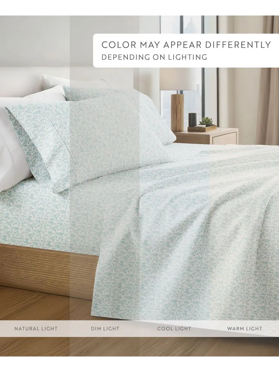 Комплект постельного белья Farmhouse Chic Premium Ultra Soft Pattern, 4 предмета, размер Full — изображение 10 из 10