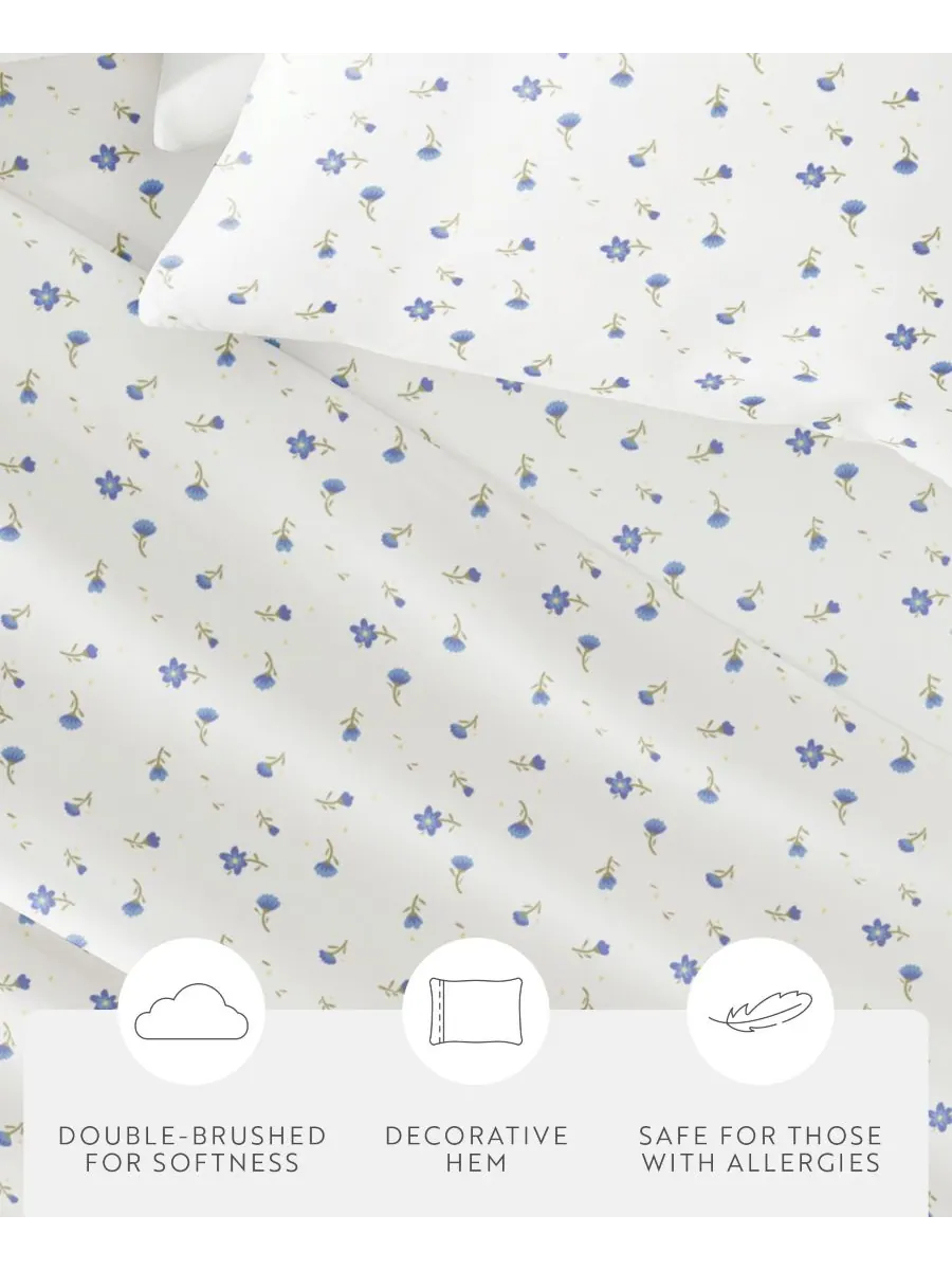 Комплект постельного белья Farmhouse Chic Premium Ultra Soft Pattern, 4 предмета, размер Full — изображение 7 из 10