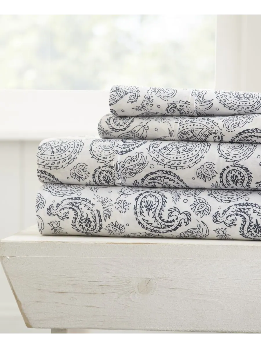 Комплект постельного белья Farmhouse Chic Premium Ultra Soft Pattern, 4 предмета, размер Full — изображение 1 из 10