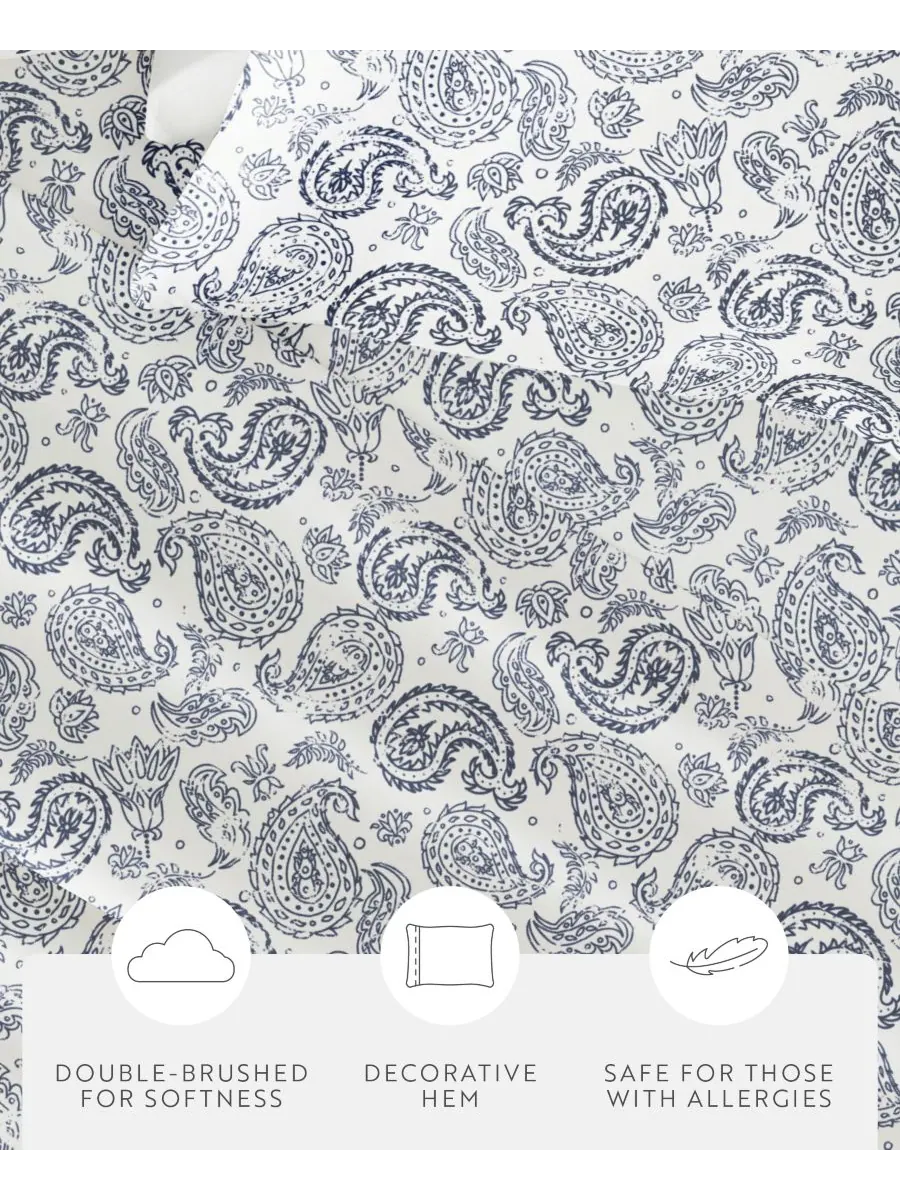 Комплект постельного белья Farmhouse Chic Premium Ultra Soft Pattern, 4 предмета, размер Full — изображение 7 из 10
