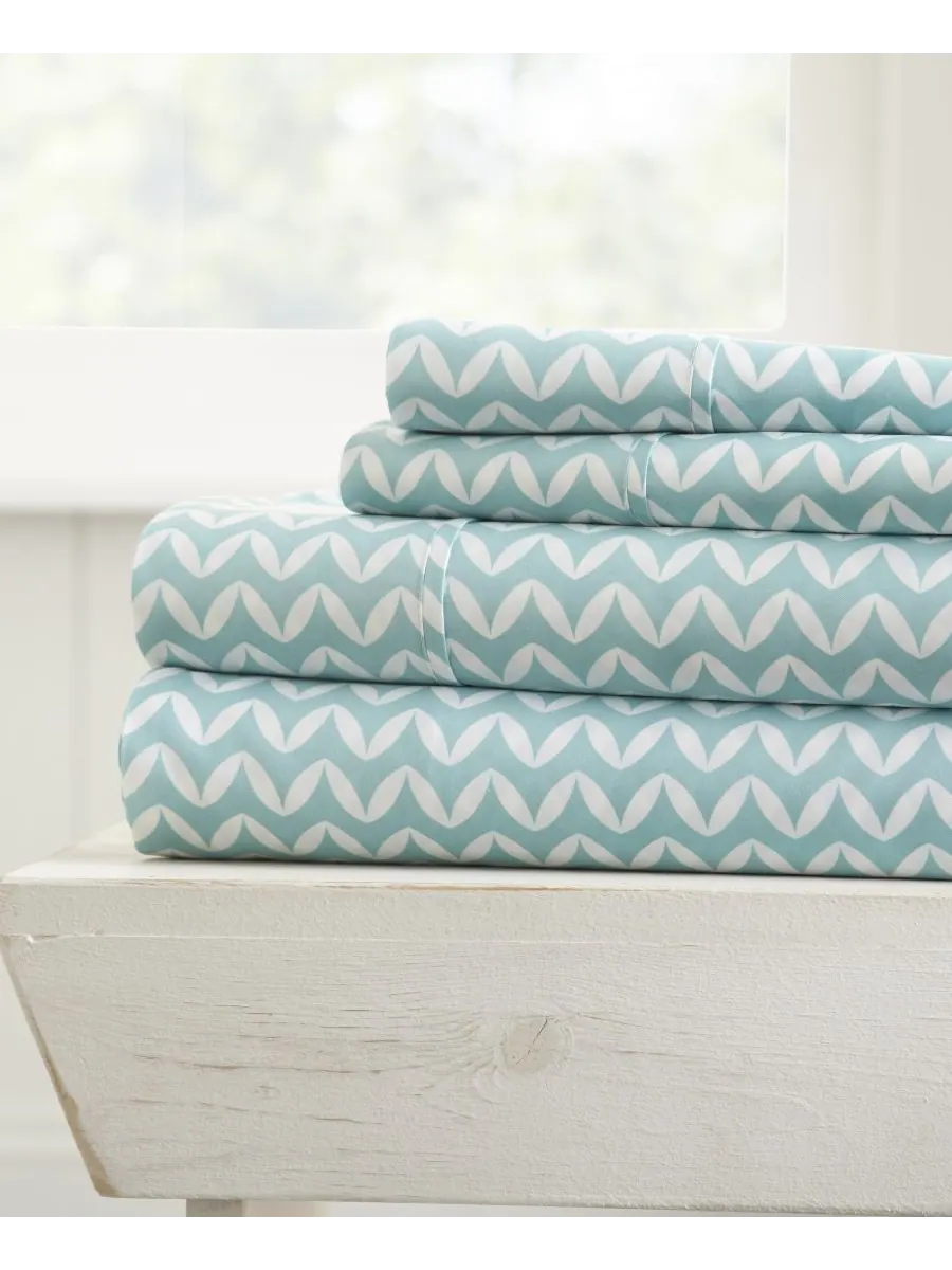 Комплект постельного белья Farmhouse Chic Premium Ultra Soft Pattern, 4 предмета, размер Full — изображение 1 из 10