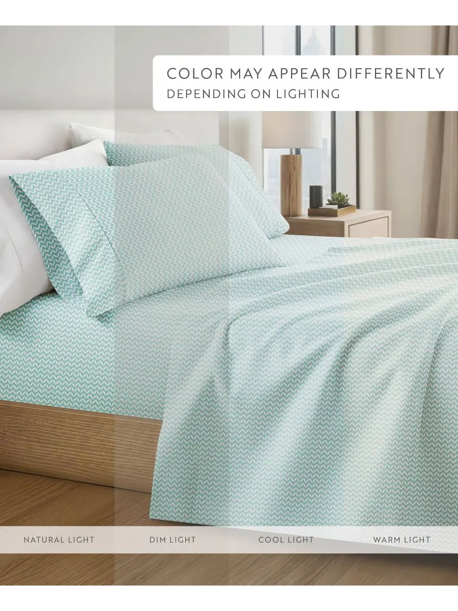 Комплект постельного белья Farmhouse Chic Premium Ultra Soft Pattern, 4 предмета, размер Full — изображение 10 из 10