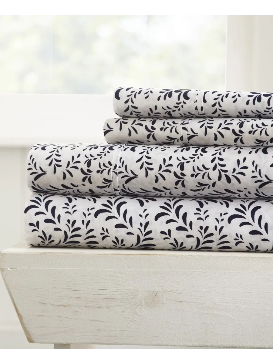 Комплект постельного белья Farmhouse Chic Premium Ultra Soft Pattern, 4 предмета, размер Full — изображение 1 из 10